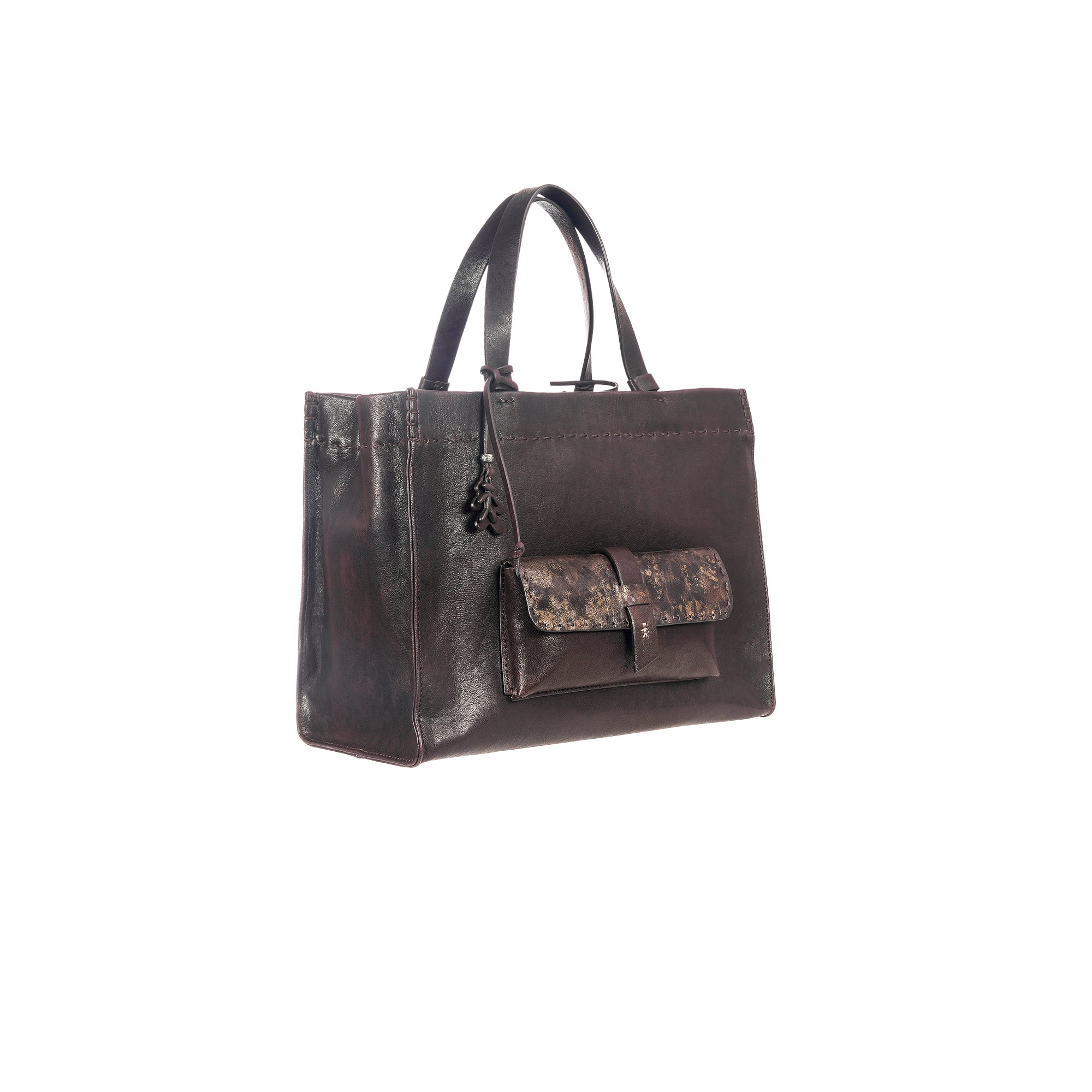 Shopping Pocket M Tab  Old Iron Mogano