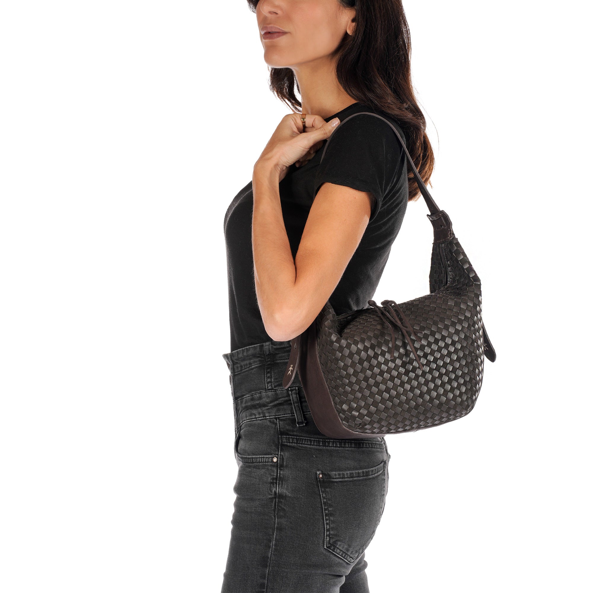 Ilenia M Bag Intreccio Scacchiera