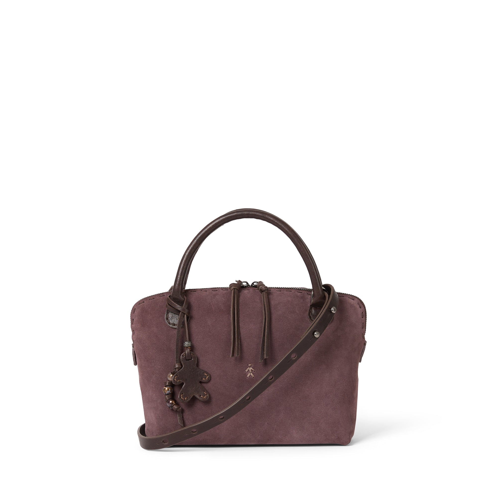 Imbutto M Suede Crossbody Bag