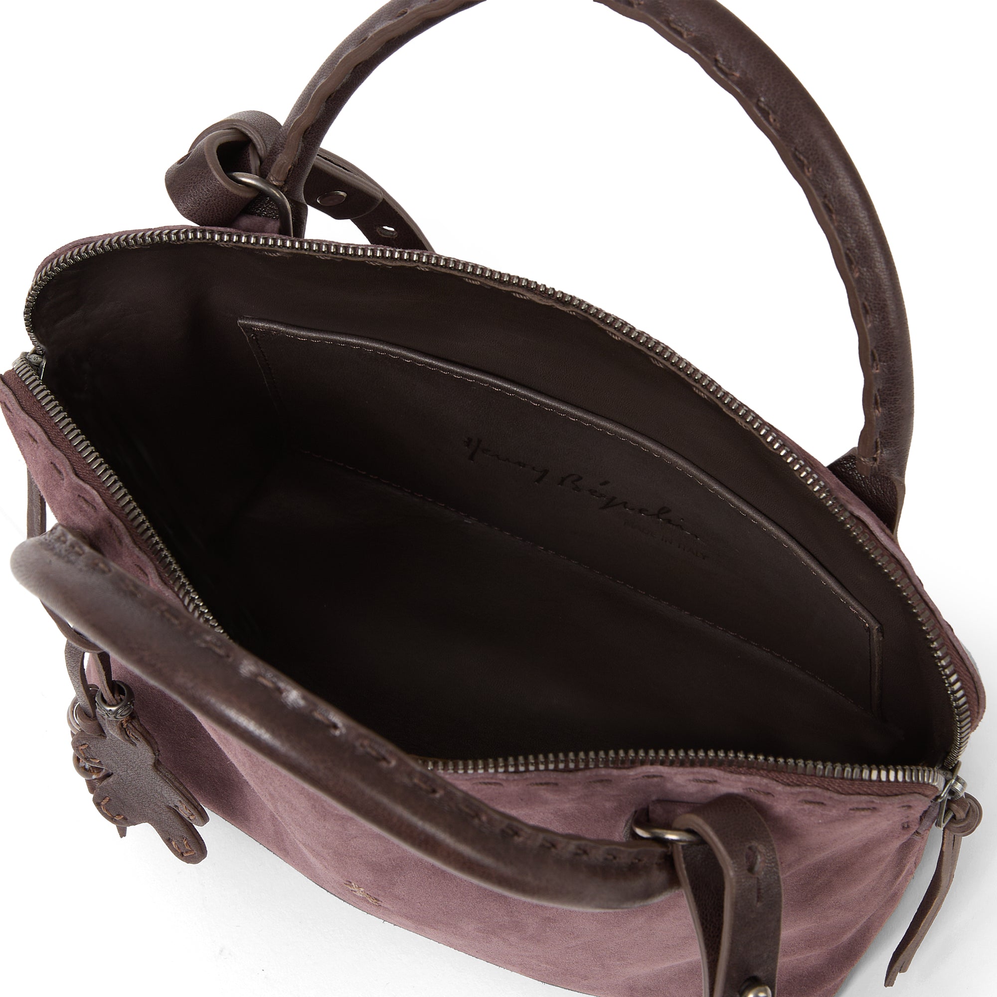 Imbutto M Suede Crossbody Bag