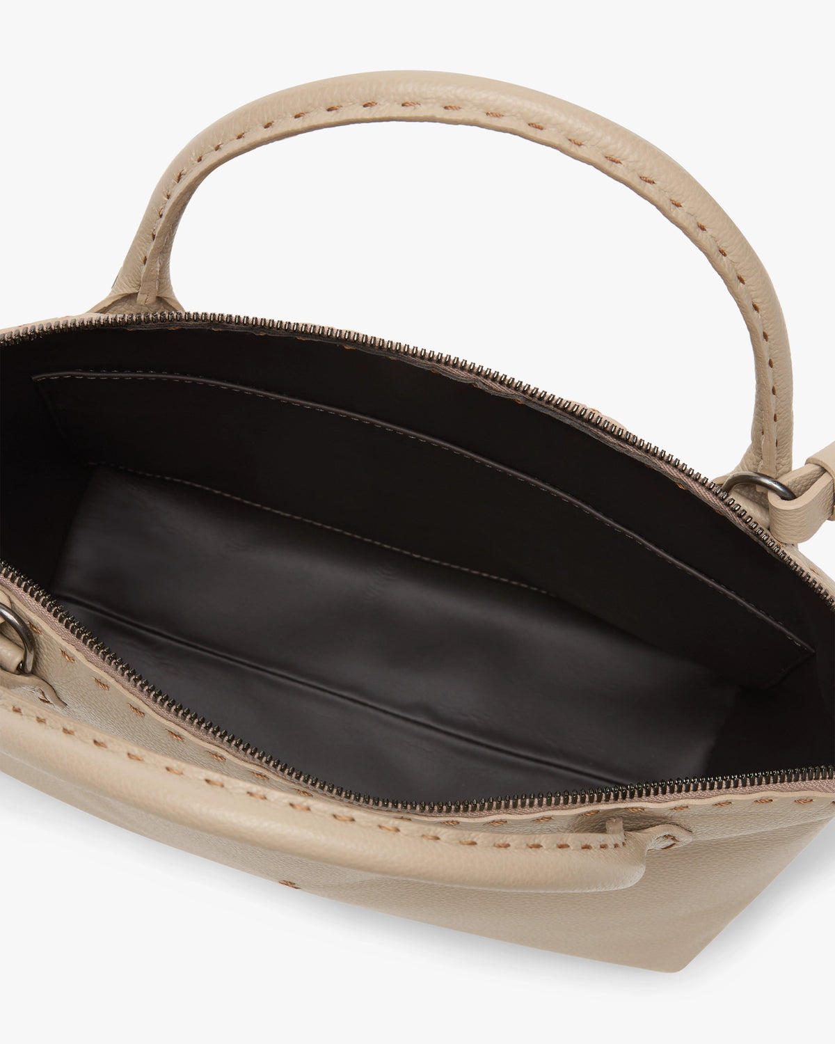 Imbuto Large Leather Top-Handle