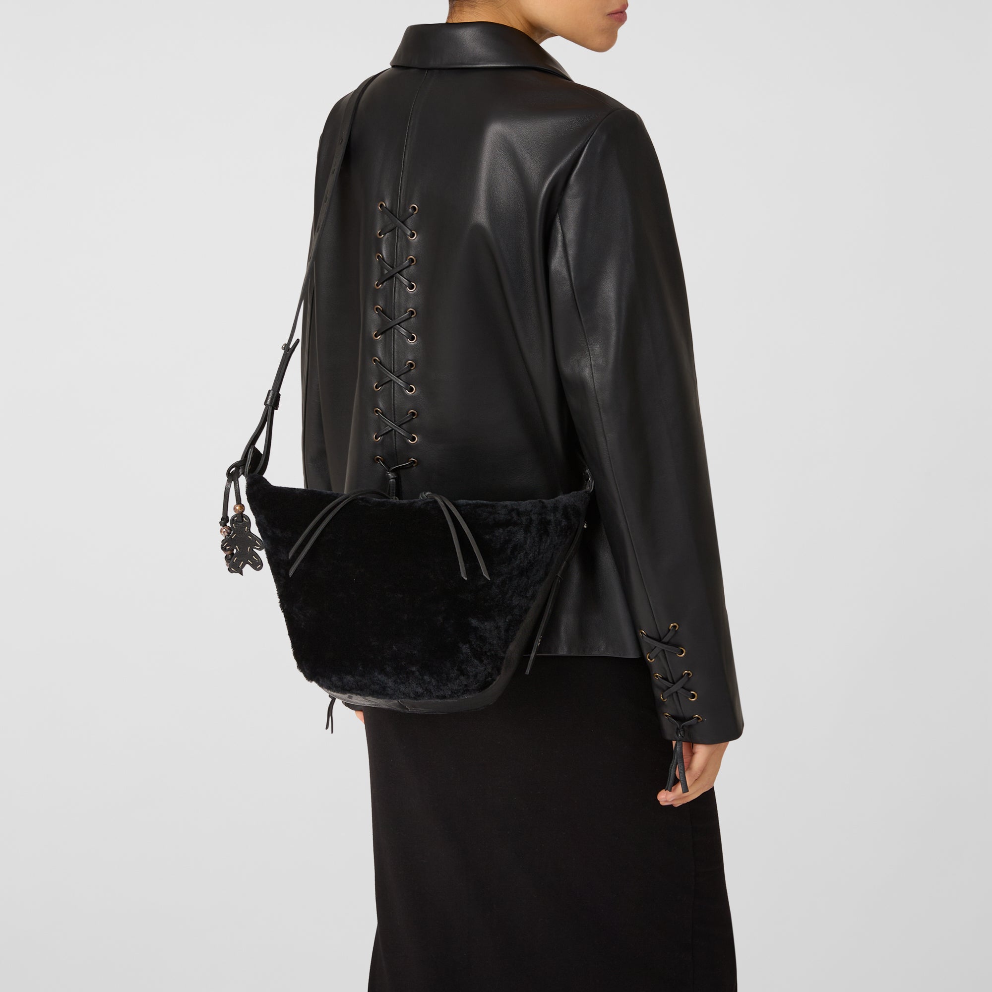 Ilenia S Shearling Bag