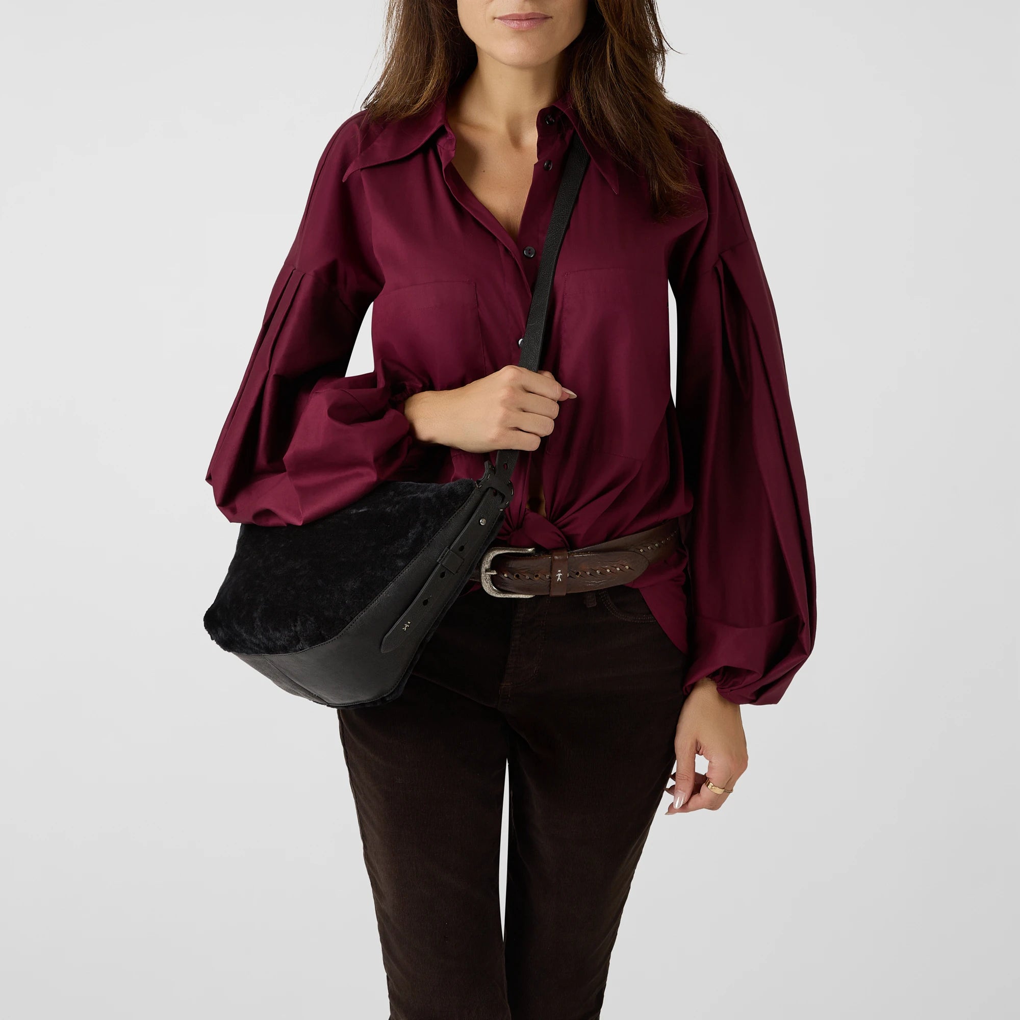 Ilenia S Shearling Bag