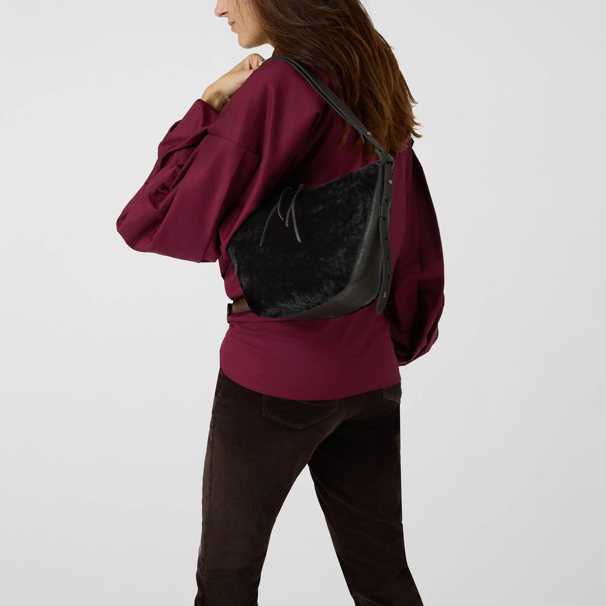 Ilenia S Shearling Bag