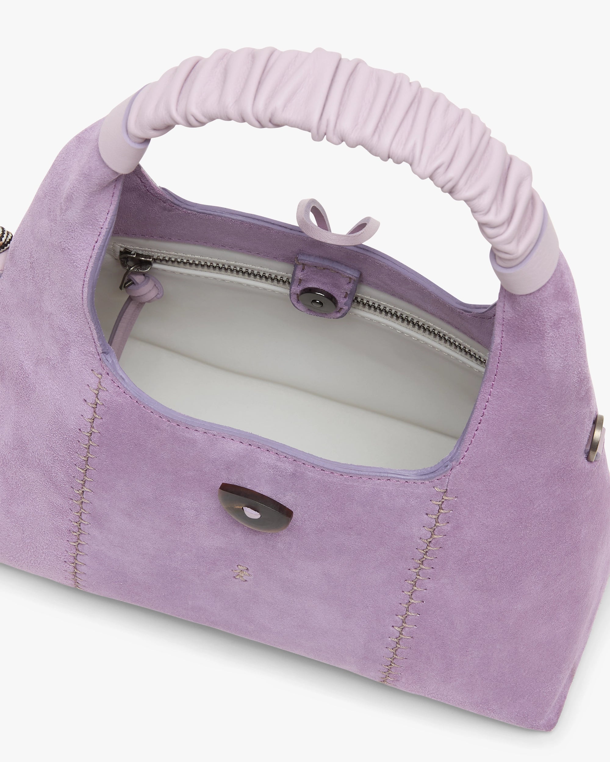 Paige Micro Suede Shoulder Bag