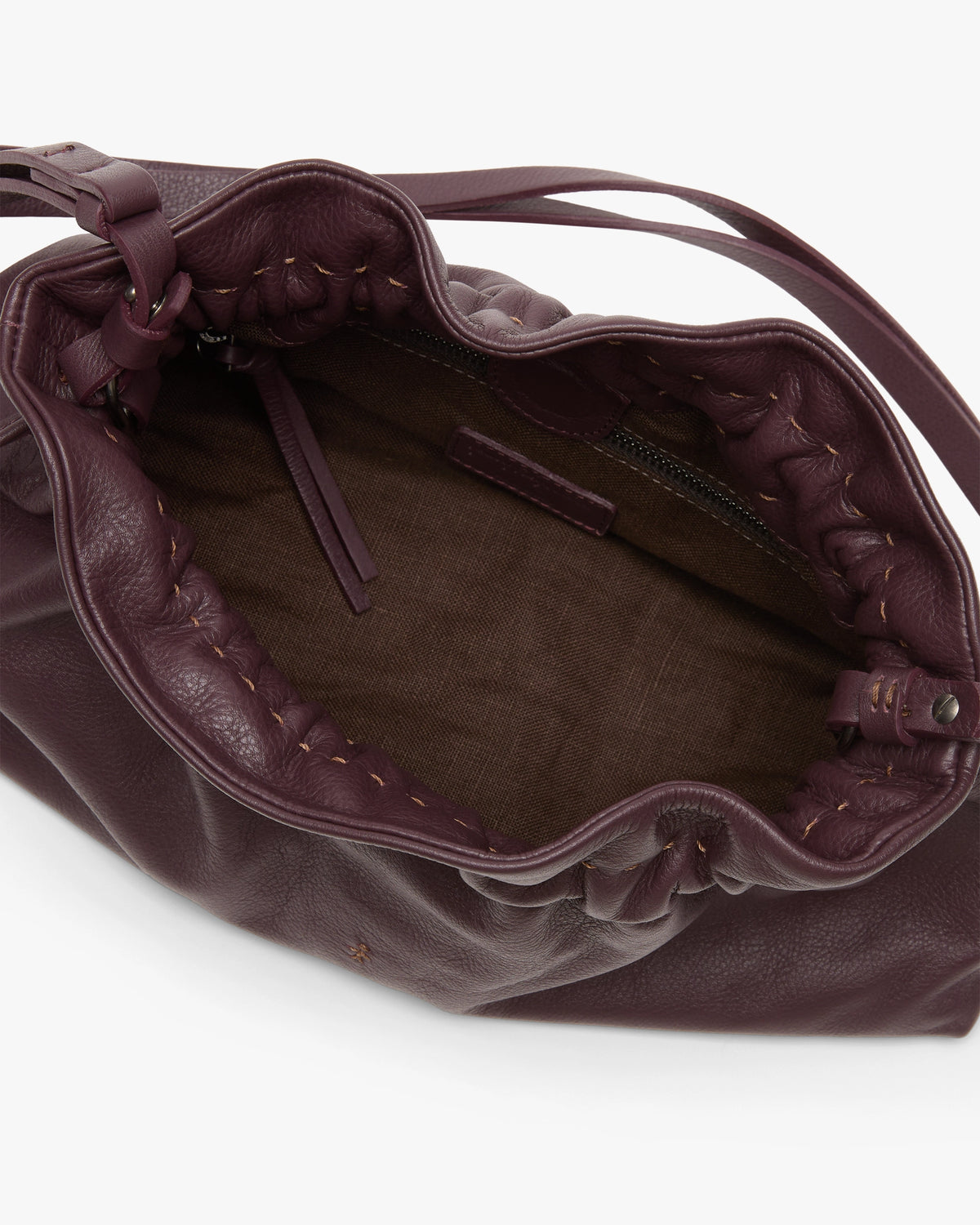 Floriana Leather Clutch