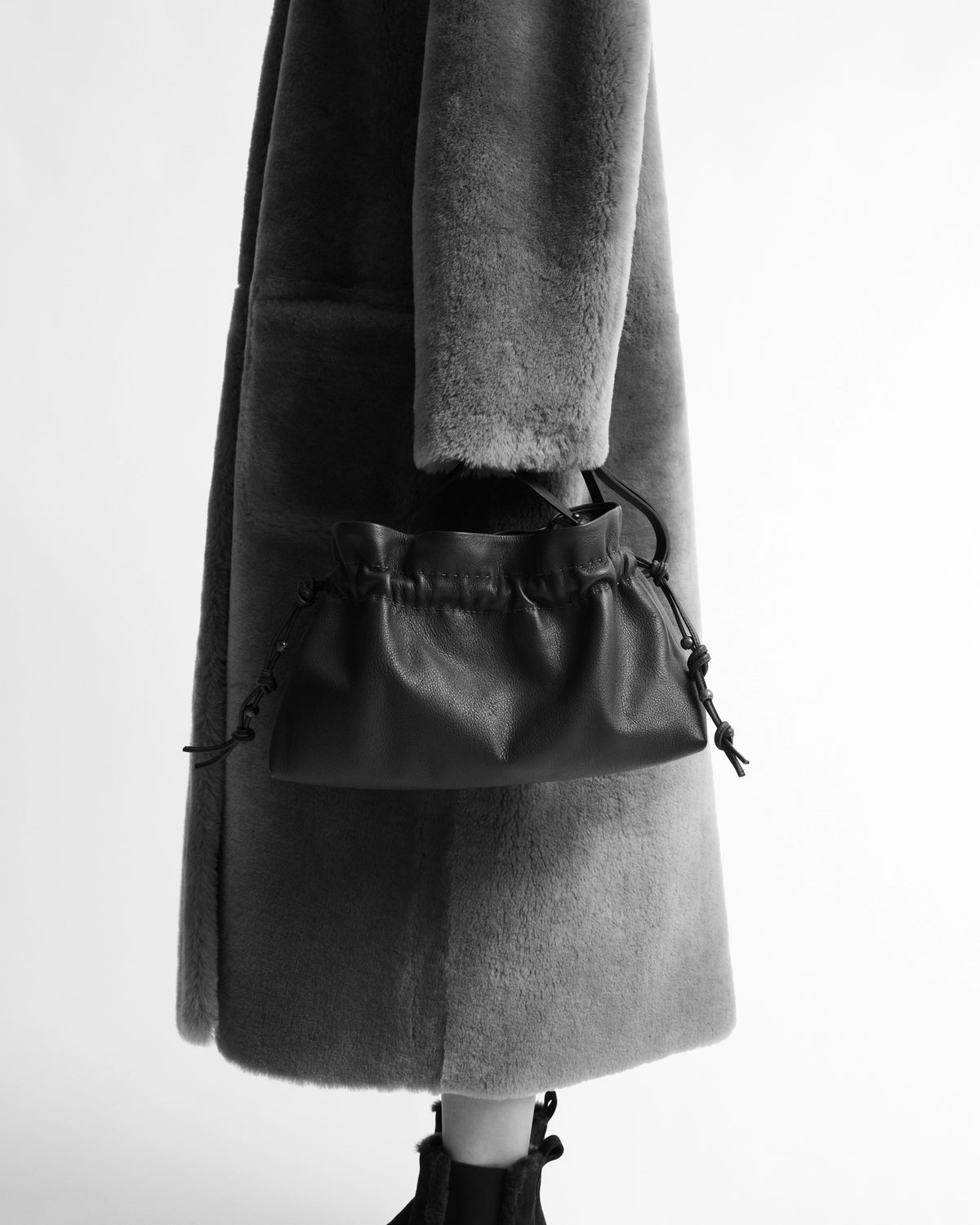 Floriana Leather Clutch