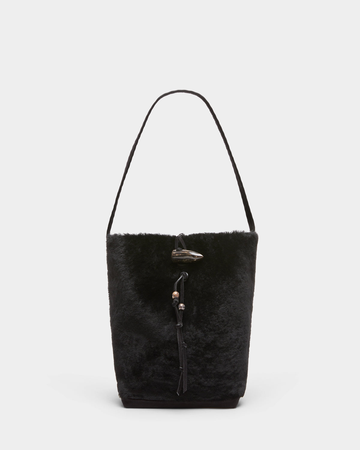 Classic Medium Shearling Tote
