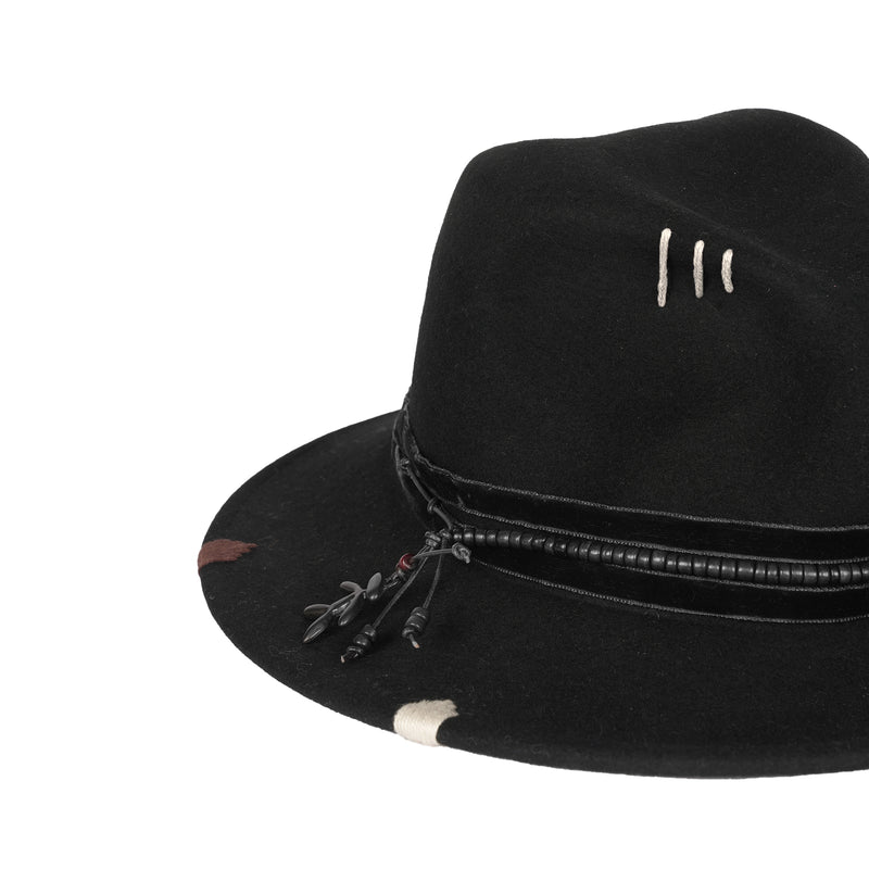 Velvet Hat Wool Black