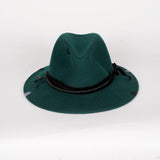 Velvet Hat Wool Teal