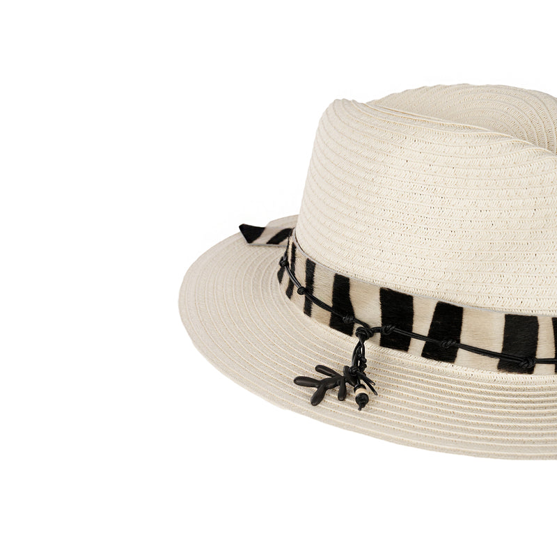Safari Hat Natural Cellulose White