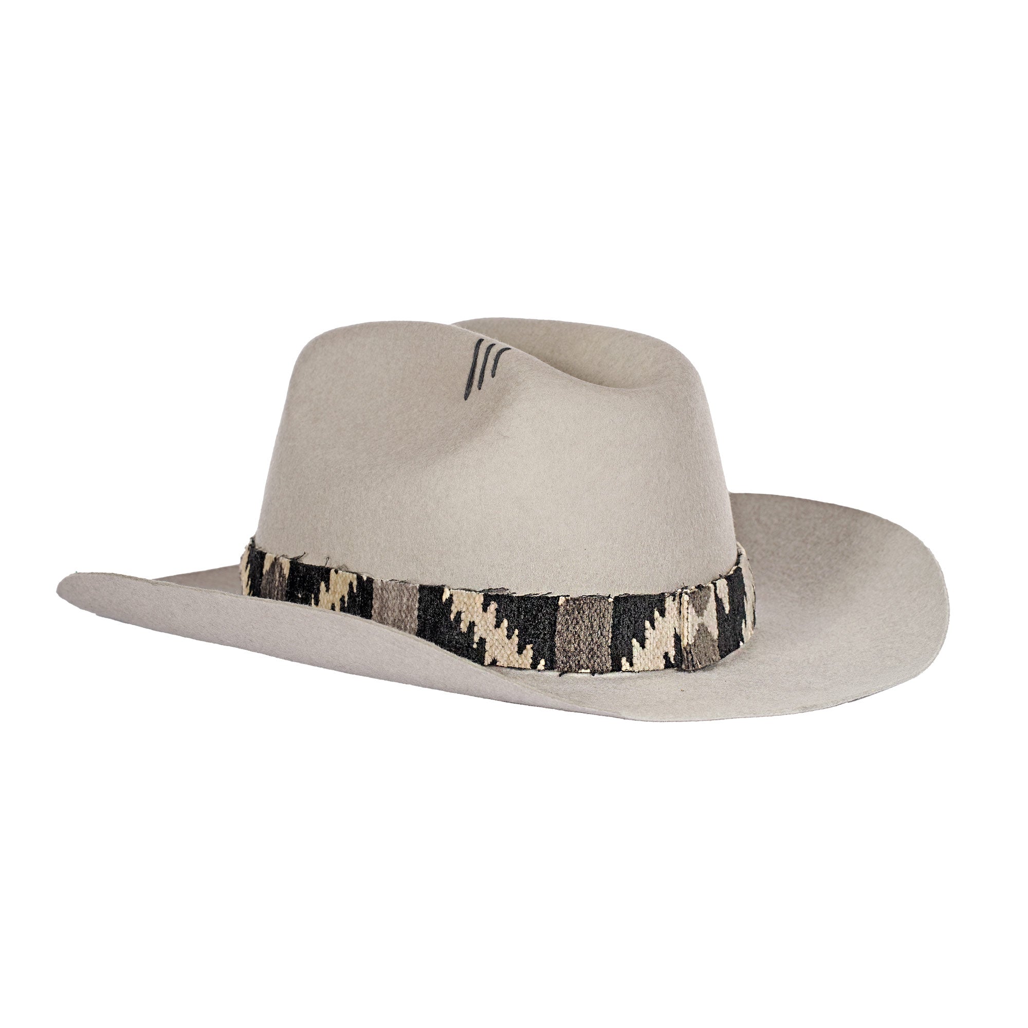 Cowboy Fedora Wool Hat Polvere
