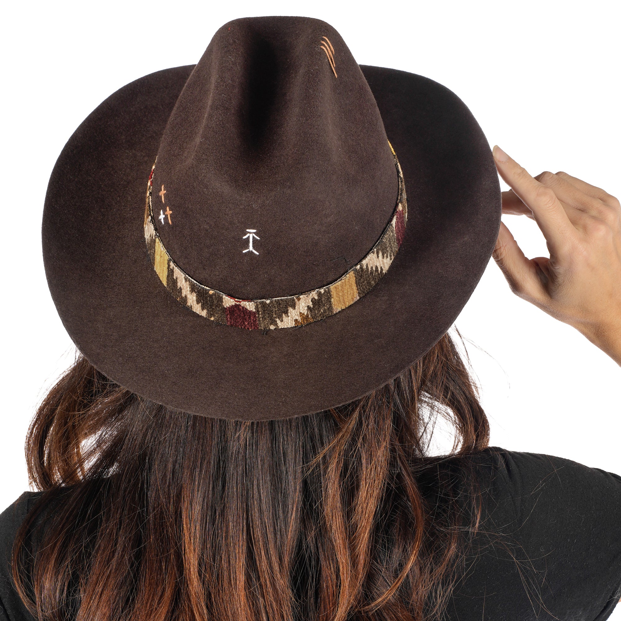 Cowboy Fedora Wool Hat Polvere