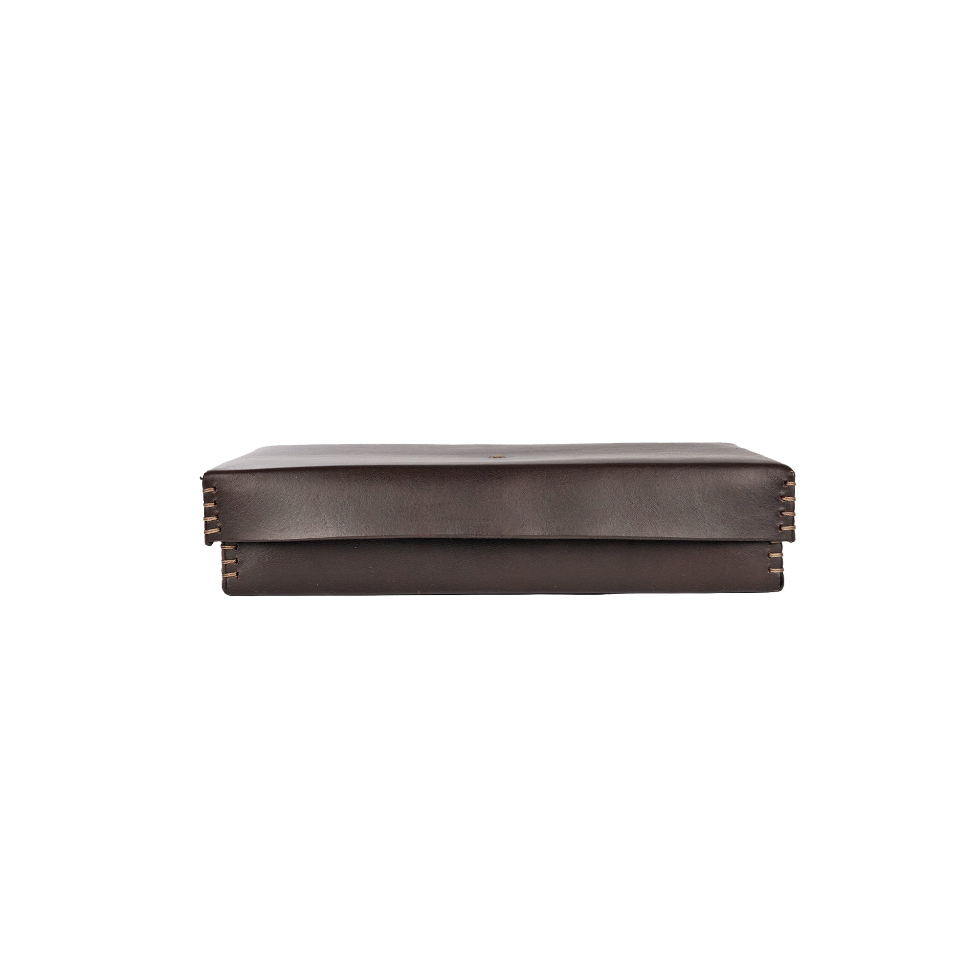 Rectangular Leather Box Dado Ebony