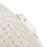 Large Basket Leather White