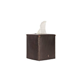 Kleenex Box Square Cuoio Dark Brown