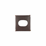 Kleenex Box Square Cuoio Dark Brown