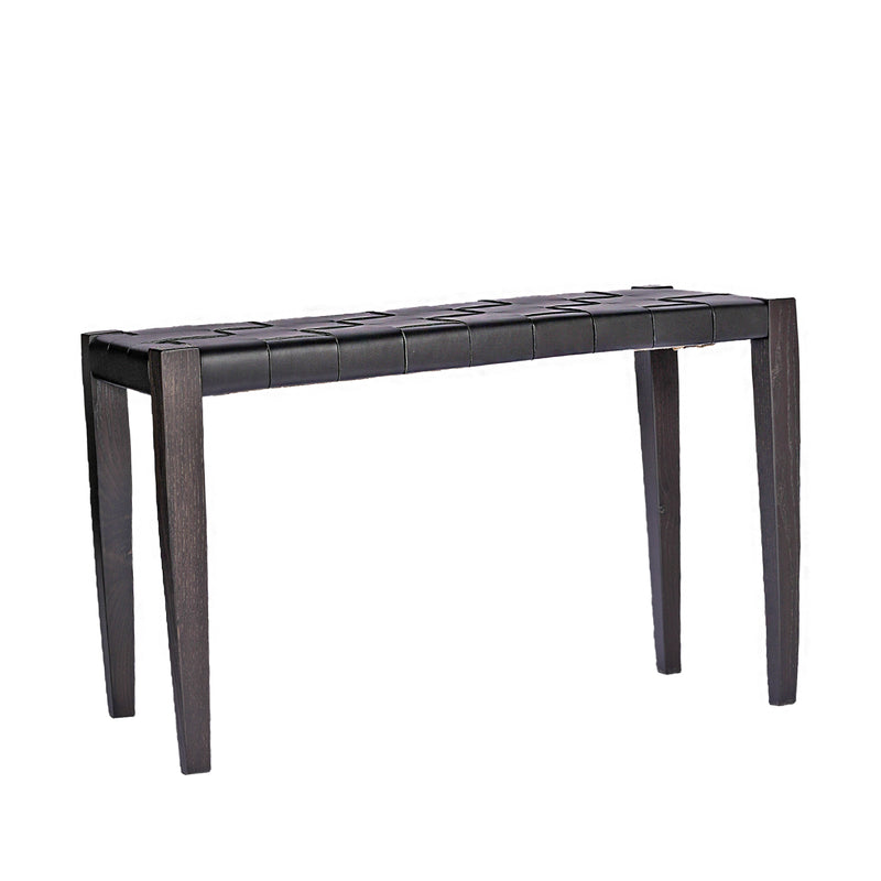 Bench Regular Cuoio Incrociato Black