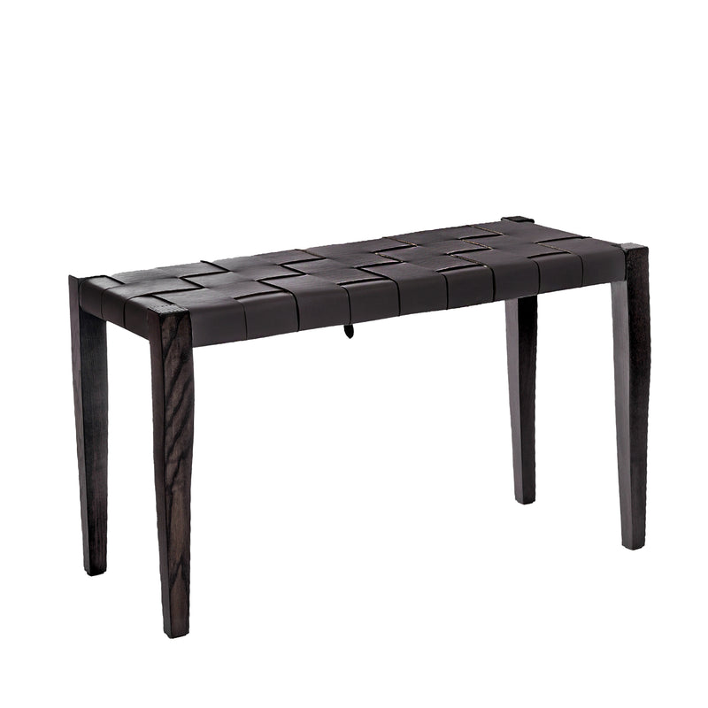 Bench Regular Cuoio Incrociato Black