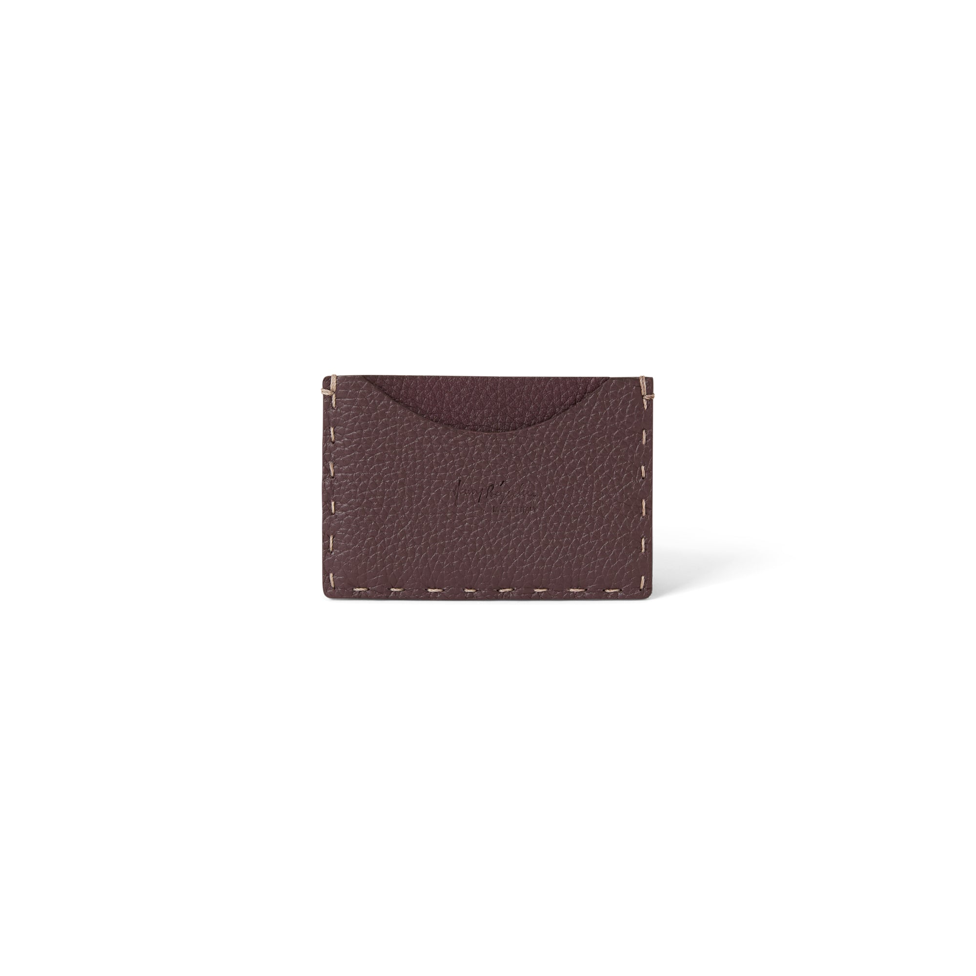 Escargot Slim Card Case in Muflone
