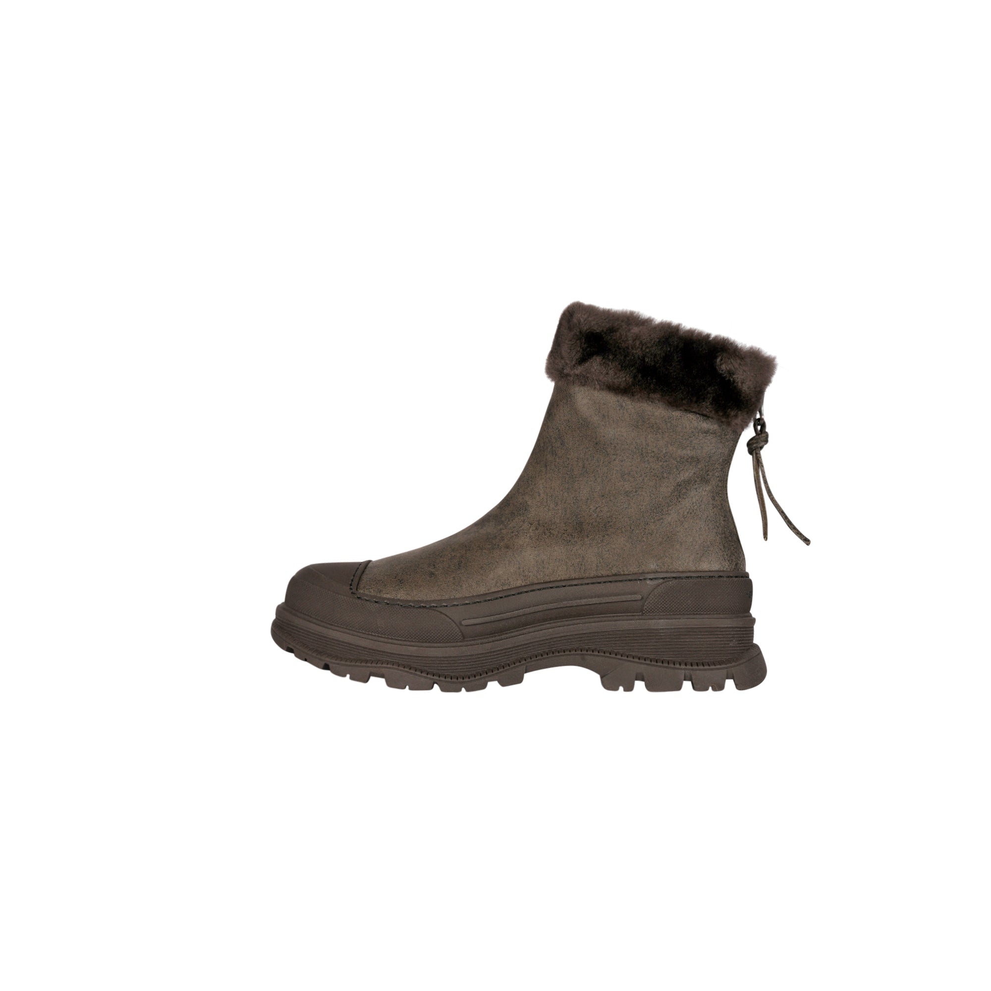 Ankle Boot Montone Cerato Anthracite Brown