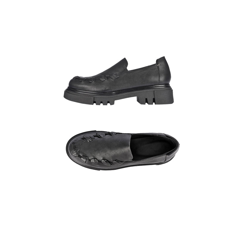 Moccasin Messico Black