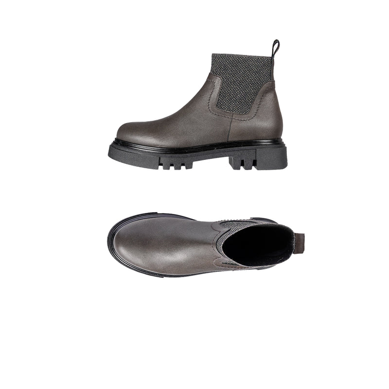 Ankle Bootie Ombreggiato Anthracite