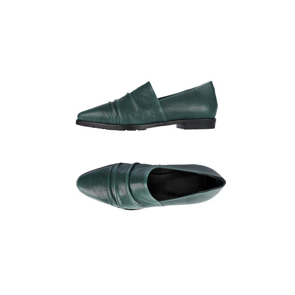 Pointed Loafer Old Iron Teal