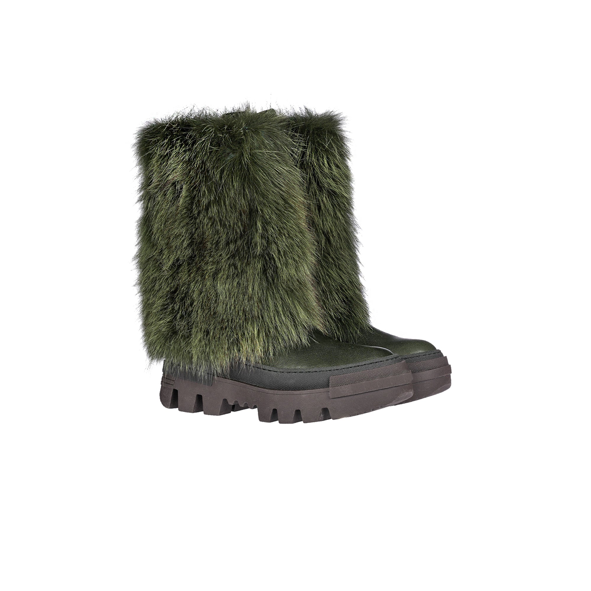 Fur Combat Boot Messico Dark Green