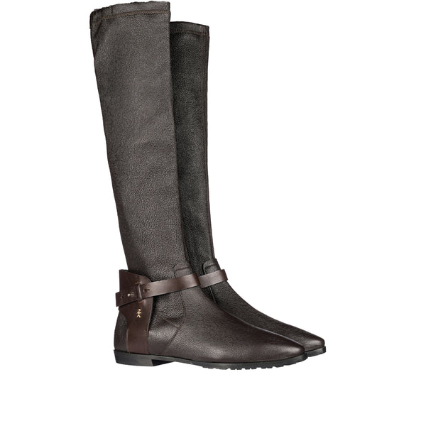 Boot Over-the-Knee Od Iron Stretch Dark Brown