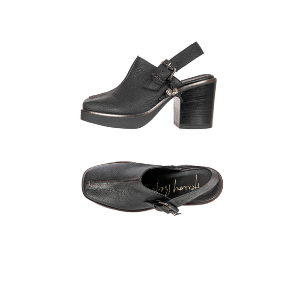 Platform Chanel Shoes Martellato Black