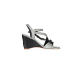 Wedge Jewel Sandal Graffiato Silver