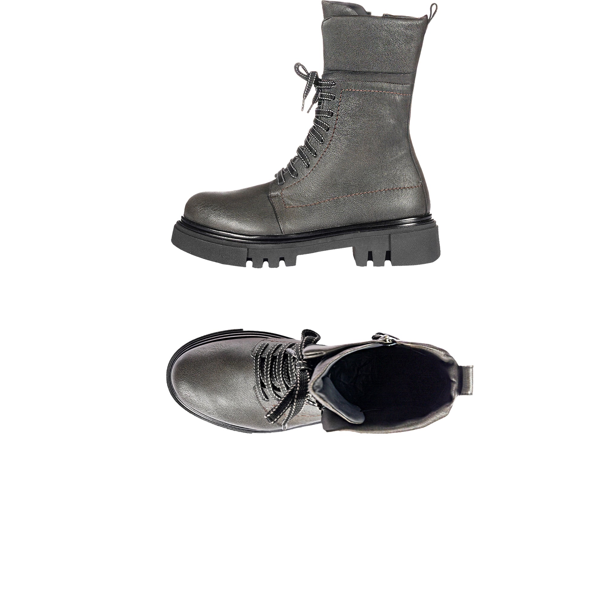 Combat Boot Ombreggiato Bronze