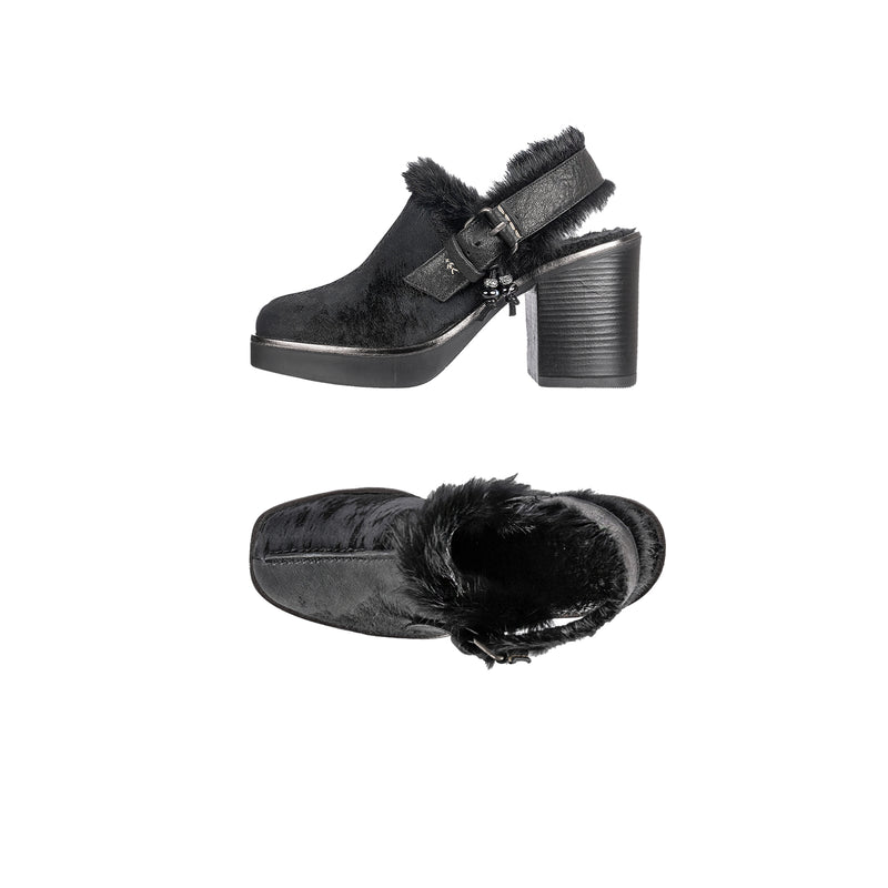 Platform Chanel Pony Shaded Shoes Black