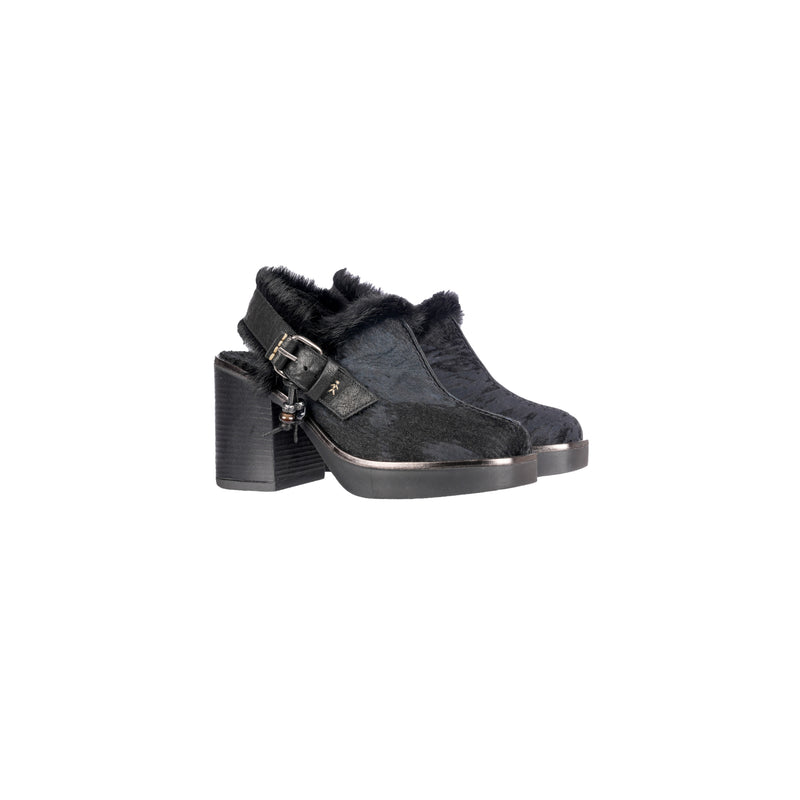 Platform Chanel Pony Shaded Shoes Black