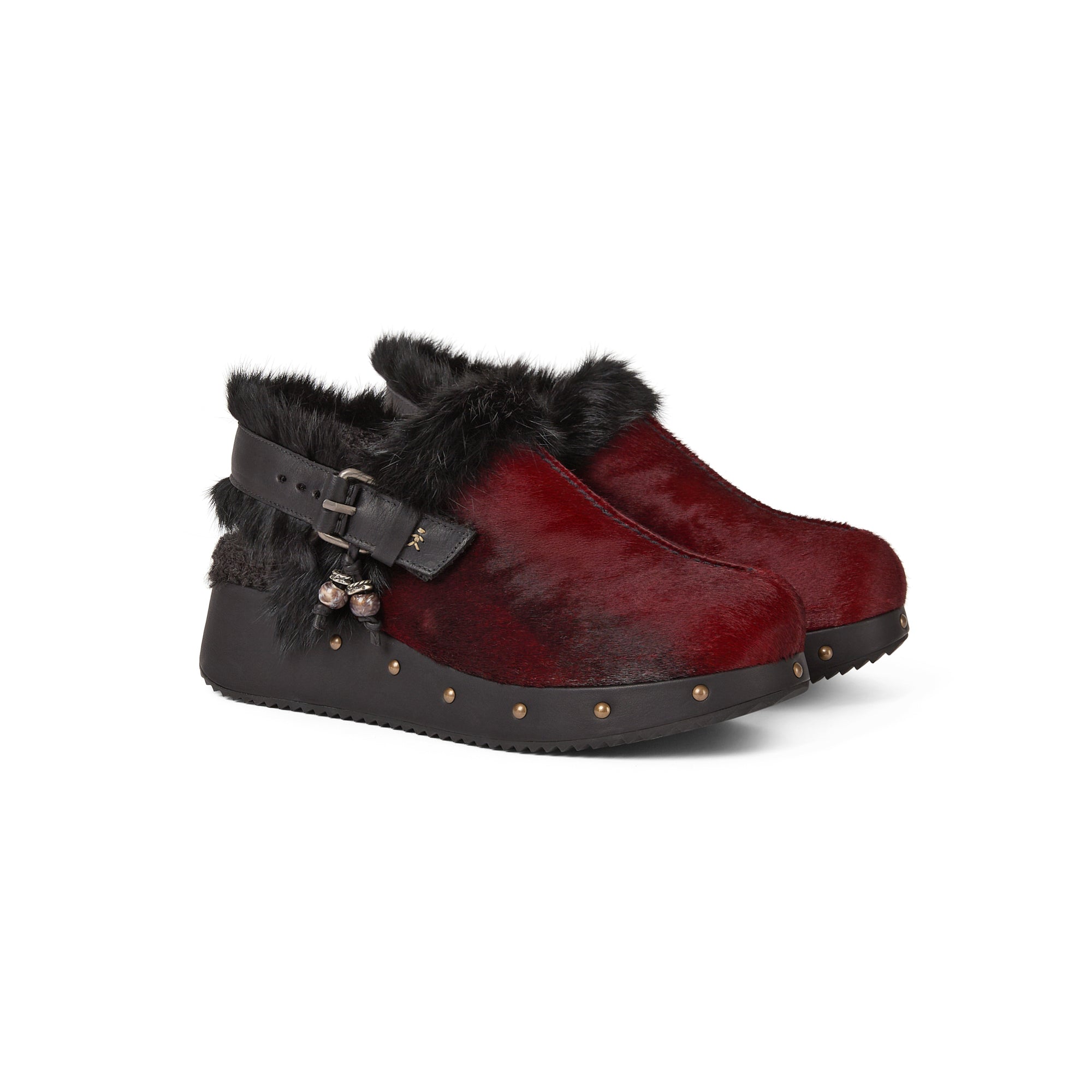Slingback Wedge in Ombre Pony Shoes