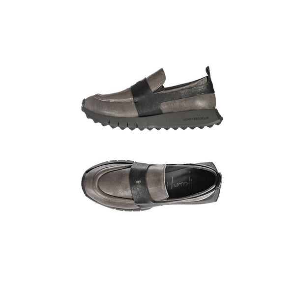 Mocassino Sport Old Iron Monet Piombo Grigio