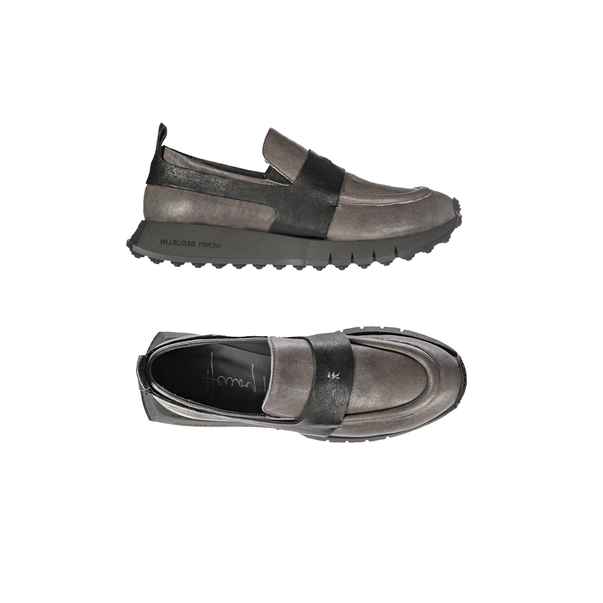 Mocassino Sport Old Iron Monet Piombo Grigio