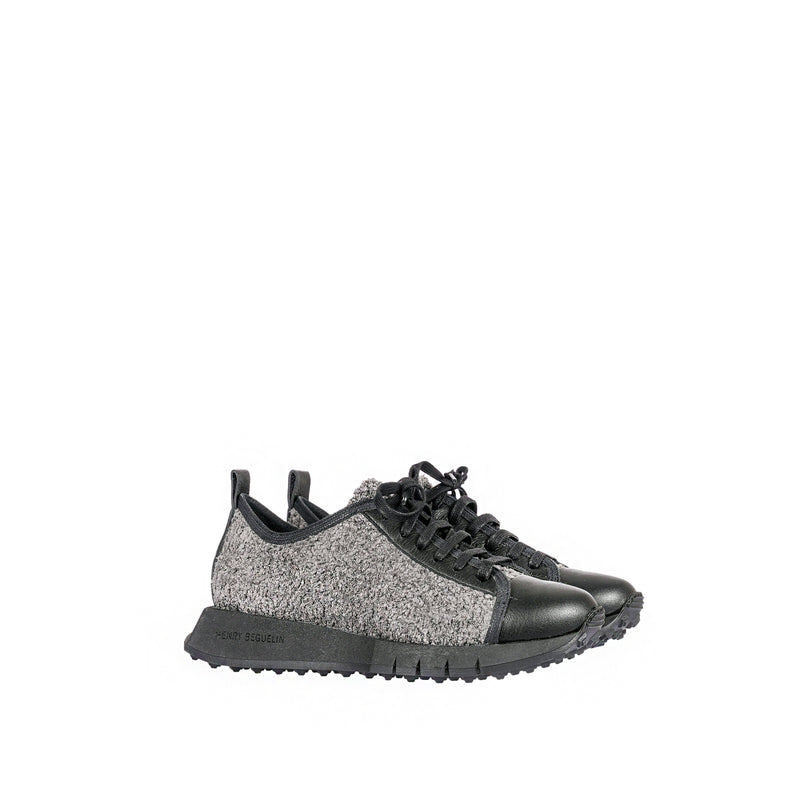 Sneaker Wool Curly Charcoal