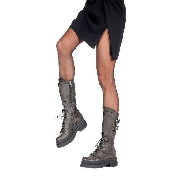 Combat Boot Ombreggiato Anthracite