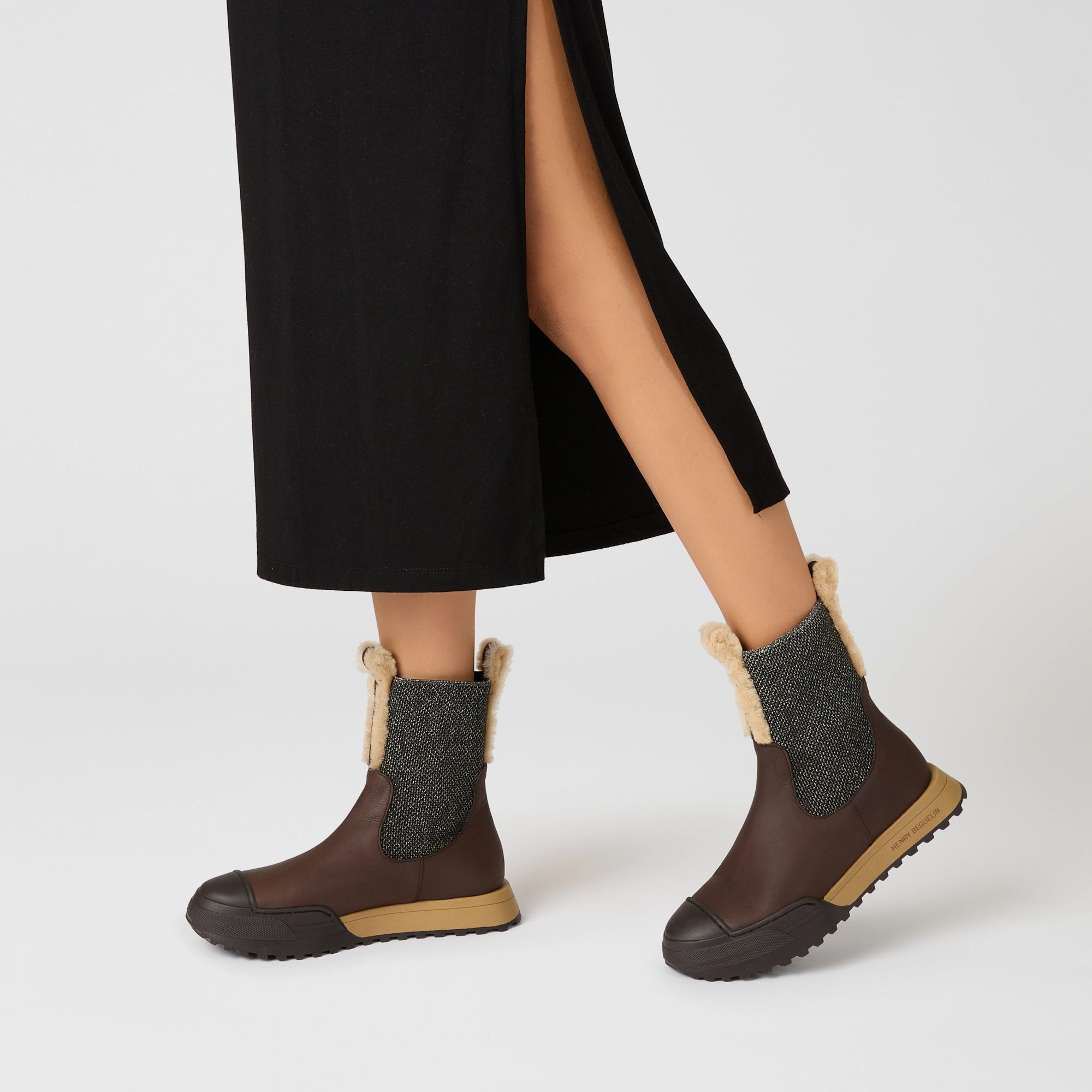 Norton Chelsea Boot with Fur Detail