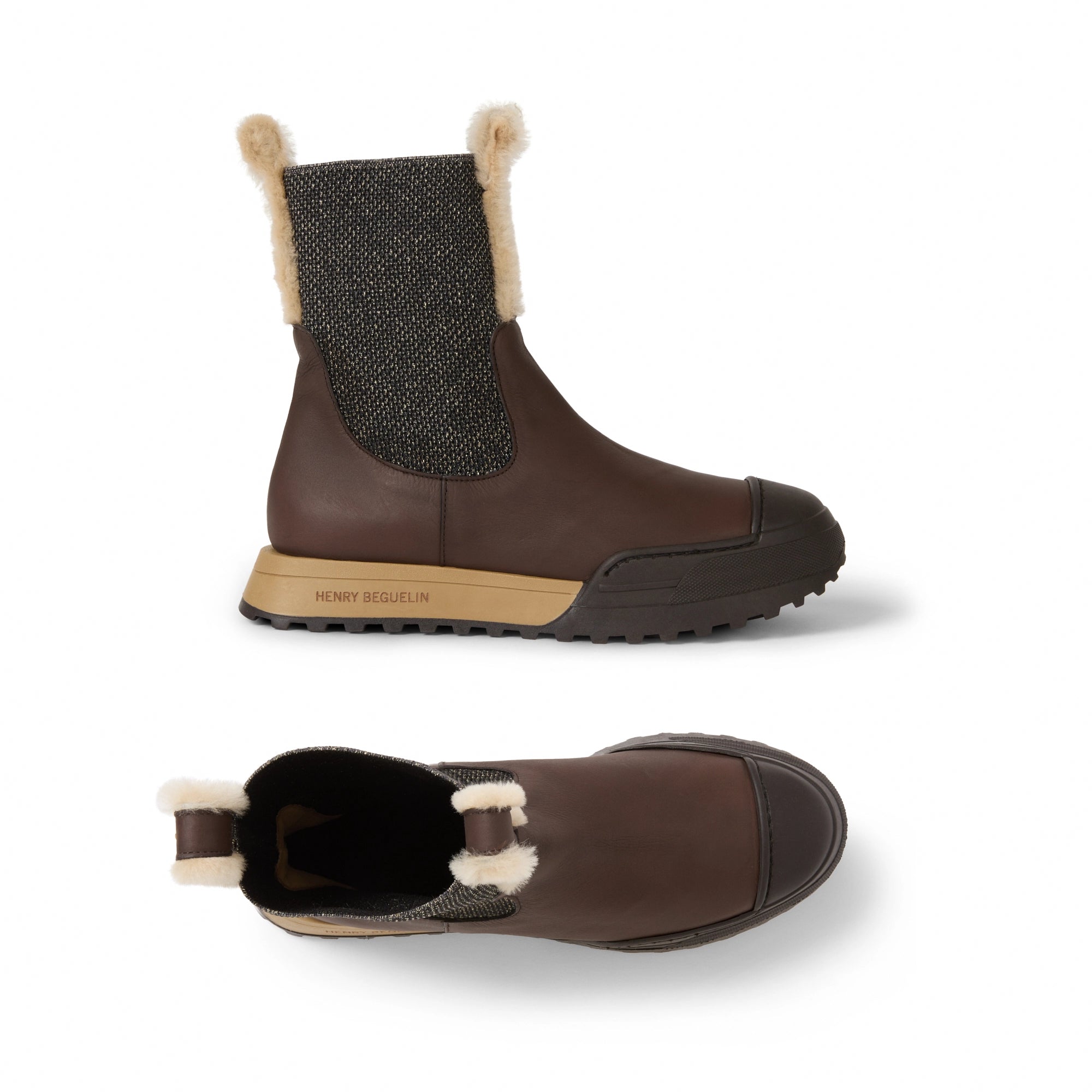Norton Chelsea Boot with Fur Detail