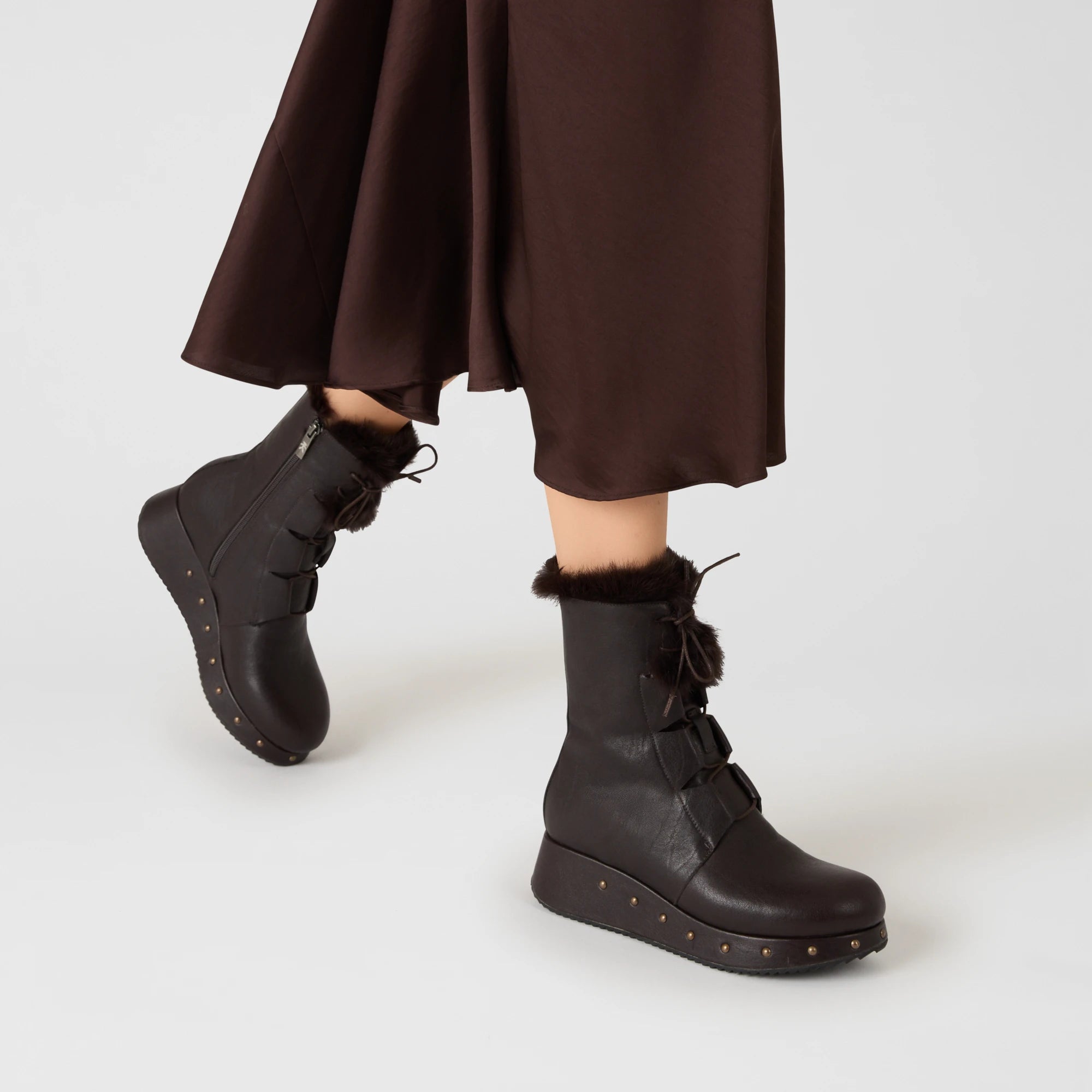 Wedge Lace-Up Boot Messico
