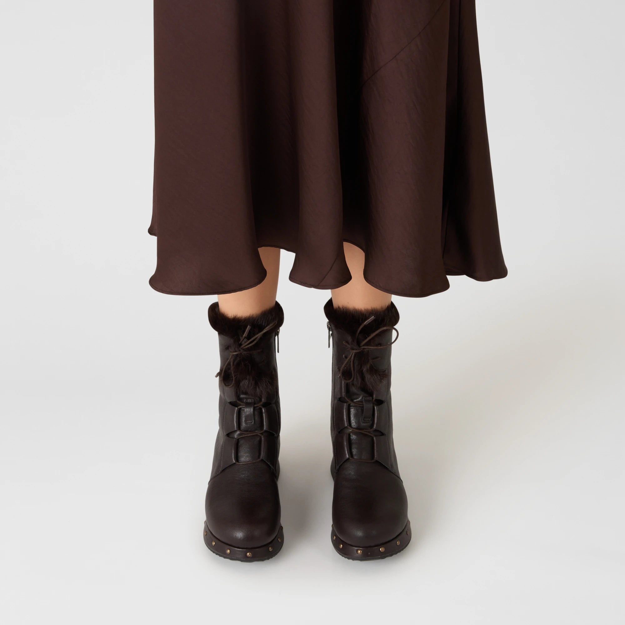 Wedge Lace-Up Boot Messico