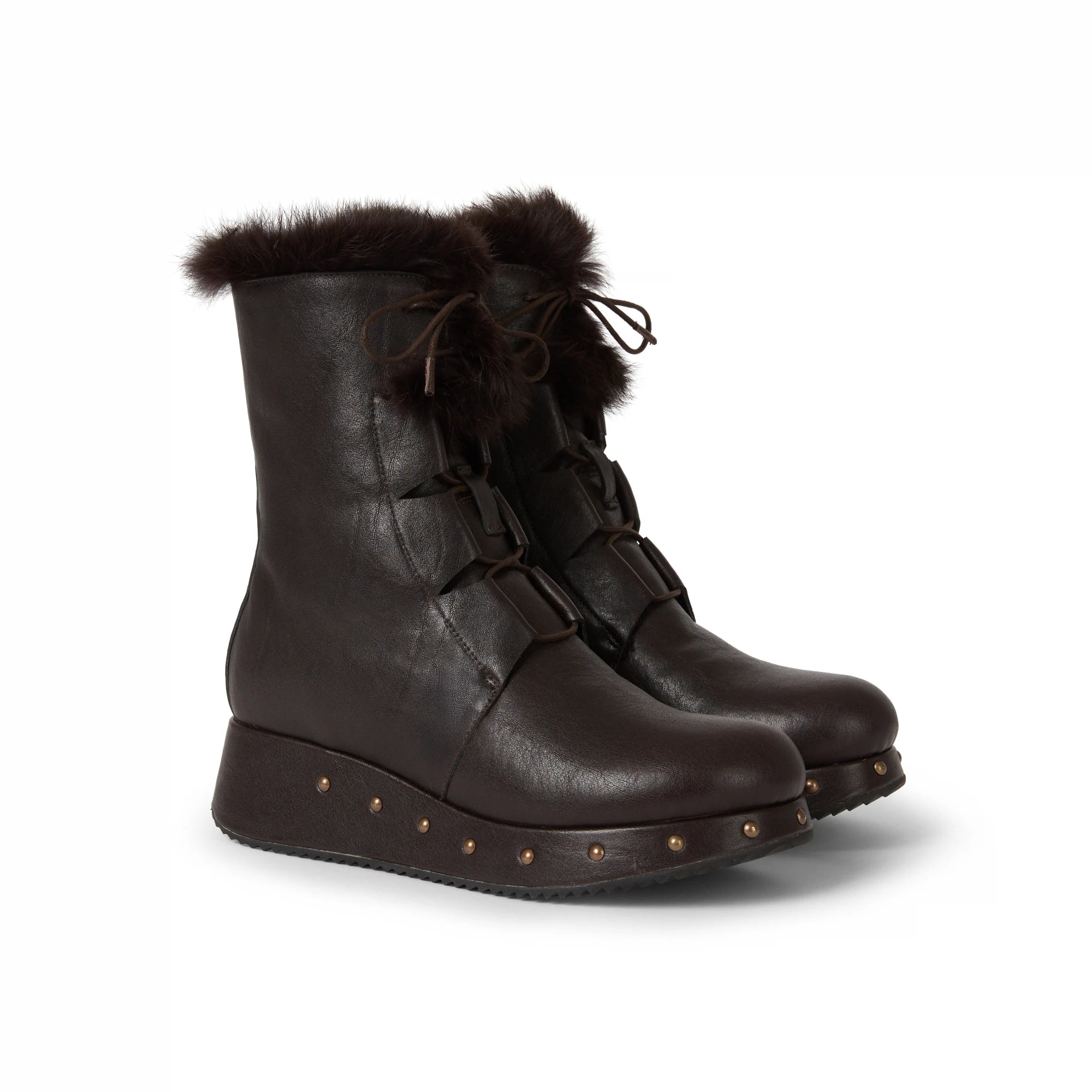 Wedge Lace-Up Boot Messico