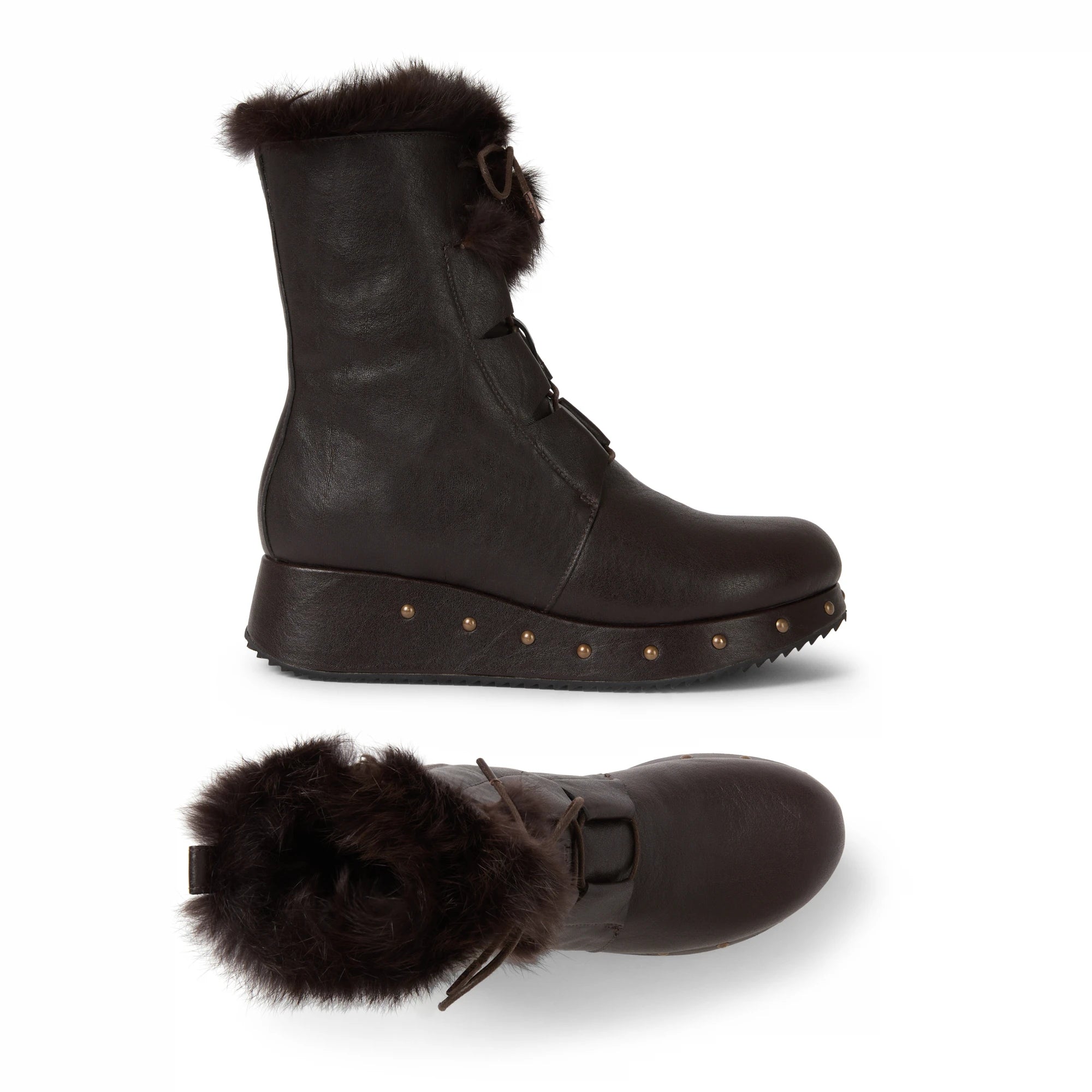 Wedge Lace-Up Boot Messico
