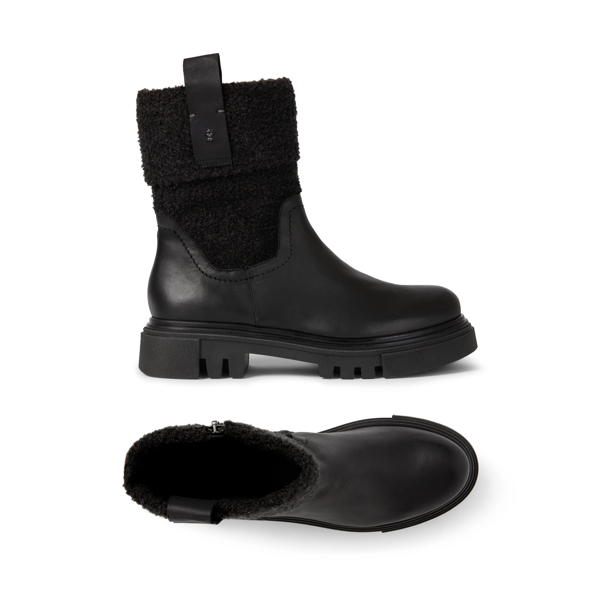 Curly Wool Ankle Boot Norton