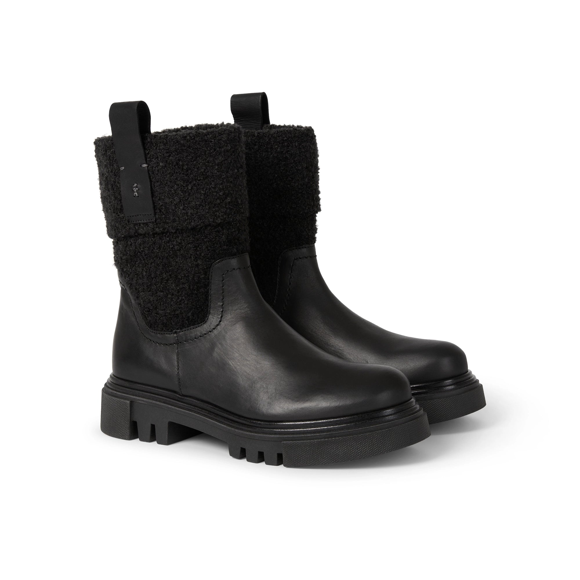 Curly Wool Ankle Boot Norton
