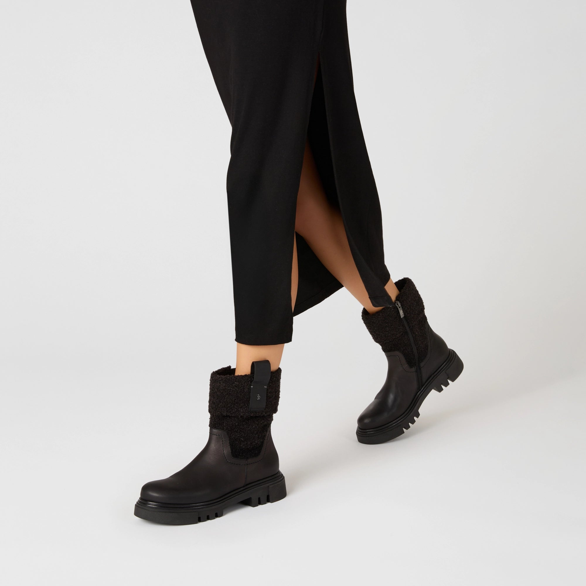 Curly Wool Ankle Boot Norton