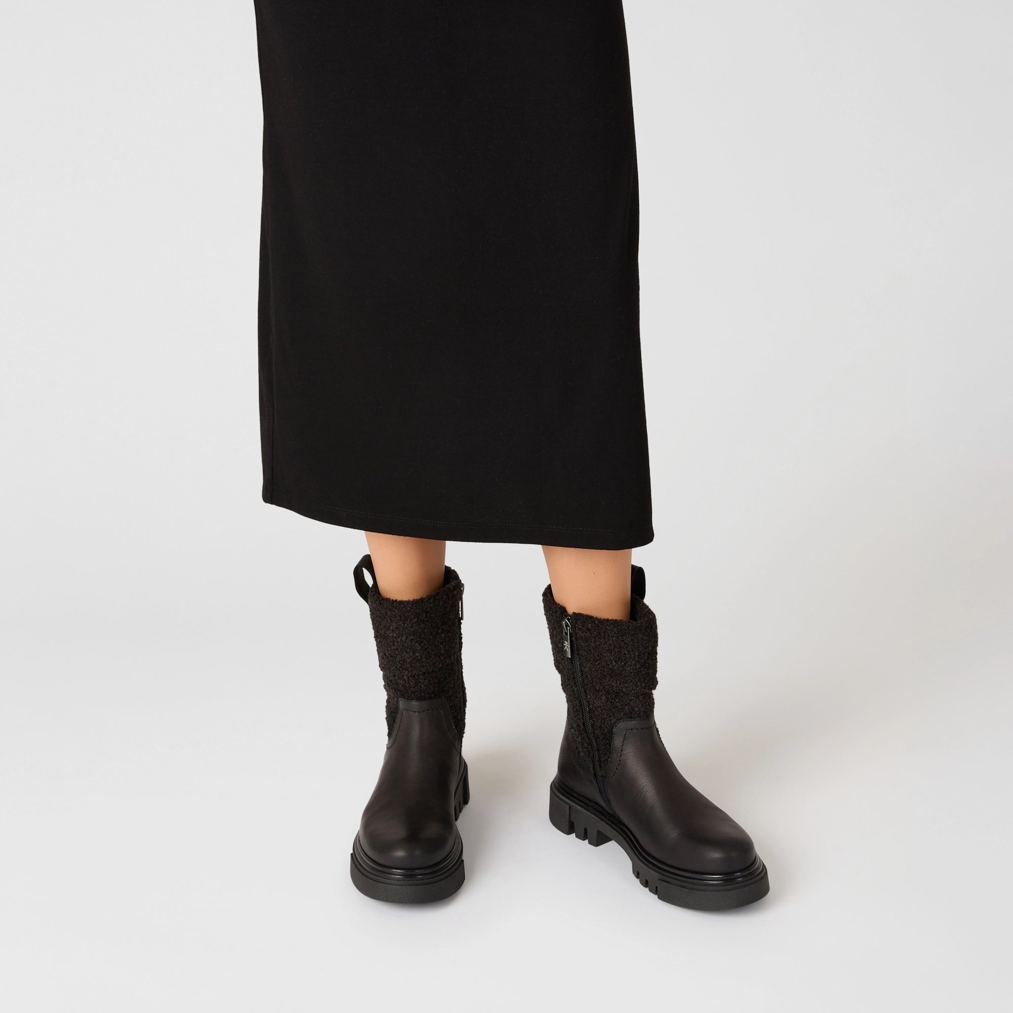 Curly Wool Ankle Boot Norton